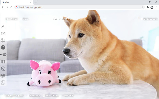 Perro y cachorro Fondo de pantalla