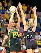 The Proteas netball team pushed their New Zealand opponents hard in Johannesburg last night - but just couldn't find the winning touch. File picture.