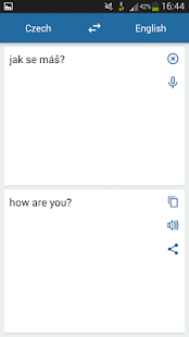 Česky English Překladatel - náhled