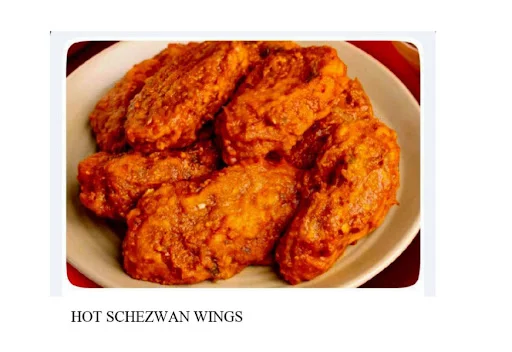 Hot Schezwan Wings (4 Wings)