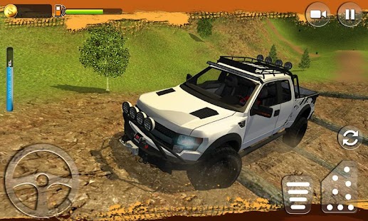 Offroad Muscle Truck Driving Simulator 2017 banner