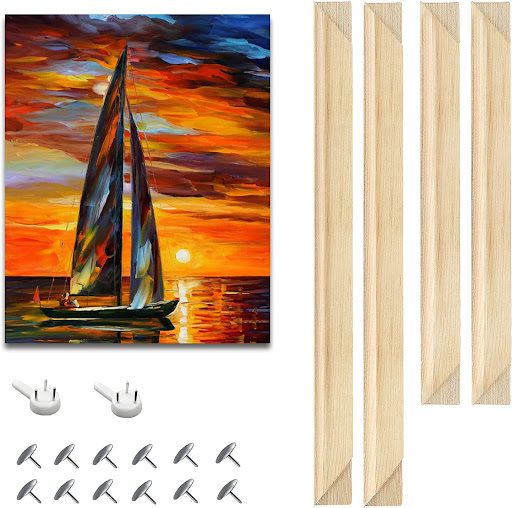 Title 5, Cross-border Canvas Frame DIY Decorative Painti...