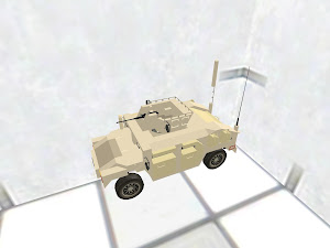 Desert Color Humvee