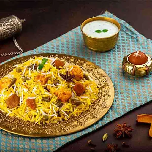 Paneer Subz Biryani (Paneer Dum And Veg Biryani - Serves 1)