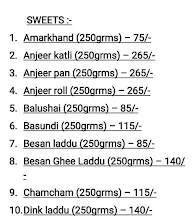 Gurunanak Dairy & Sweets menu 3