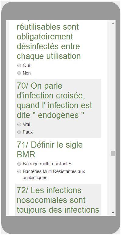 QCM module 6 aide soignante Screen 2