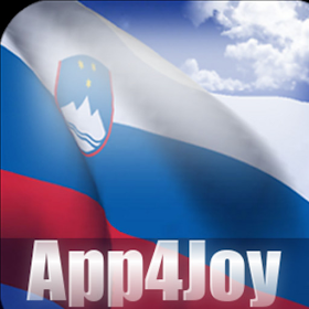 3D Slovenia Flag Live Wallpaper