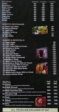 Ice Cream & Grill Cafe menu 5