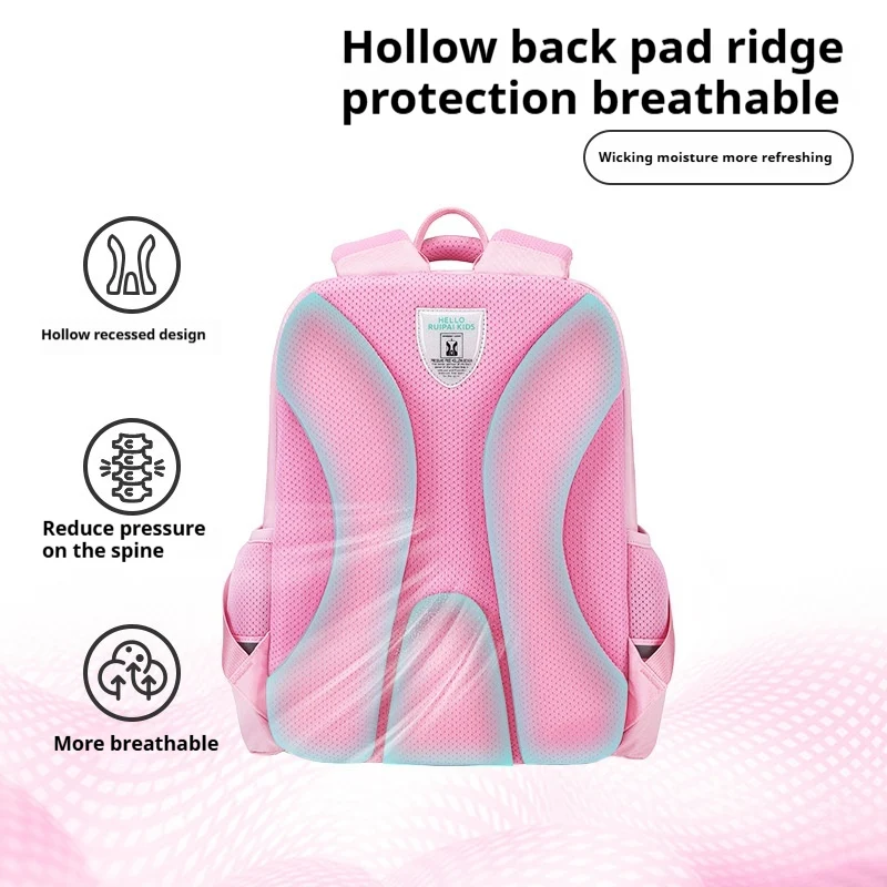 Girls And Boys Children's Schoolbag For Grade 1-3 Large Capacity