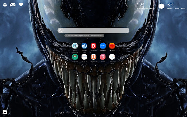 Venom Marvel Movie Wallpapers HD New Tab