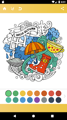 Autumn Coloring Pages Anti-Stressのおすすめ画像1