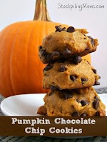 Pumpkin Chocolate Chip Cookies was pinched from <a href="http://www.stockpilingmoms.com/2013/09/pumpkin-chocolate-chip-cookies/" target="_blank">www.stockpilingmoms.com.</a>