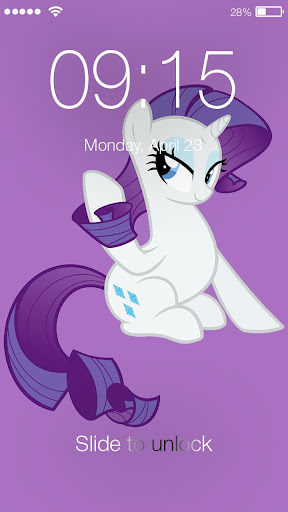 Pony Sketch ART Screen Lock