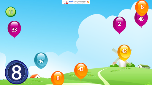 Numeric - Kids Free Ballon Numeric Games