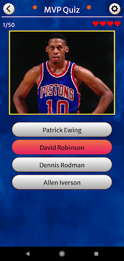 Screenshot NBA Trivia Challenge