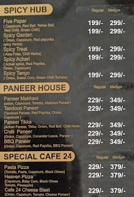 Cafe 24 Unlimited Pizza And Chinese Hub menu 4