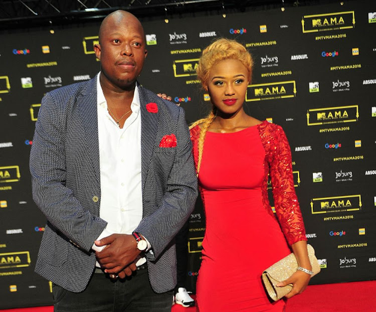 South African Gqom sensation Babes Wodumo with Ex-fiancé Mandla 'Mampintsha' Maphumulo