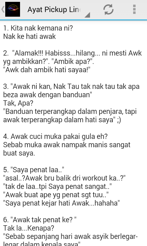 Ayat Pickup Line Malaysia - Android Apps on Google Play