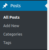 wordpress basics post settings