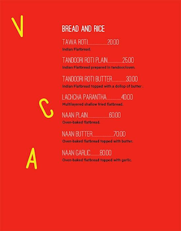 Achaar Vichar menu 