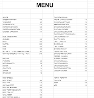 Hotel Malabar Town menu 1