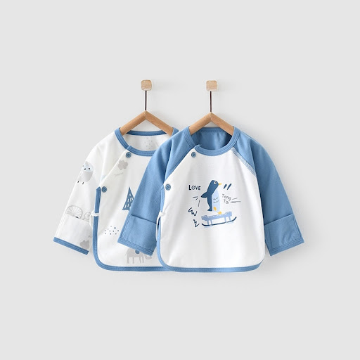 Title 5, Four Seasons Newborn Baby Clothes Cotton Long S...