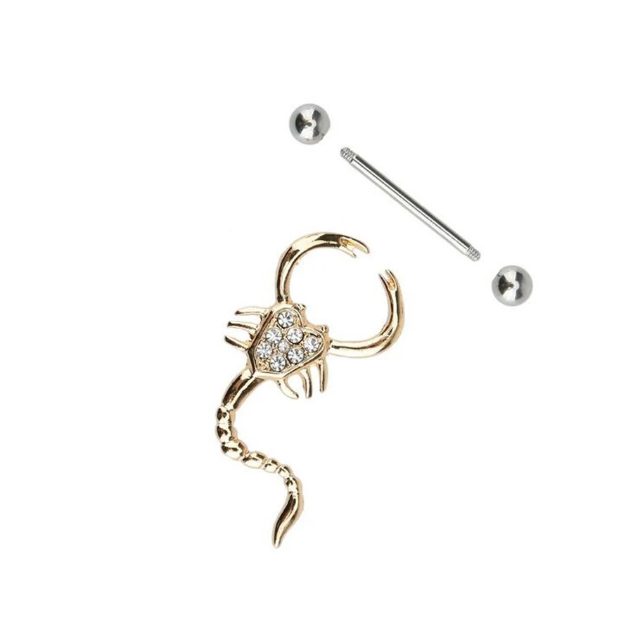 Roestvrijstalen Scorpion Body Piercing Sieraden