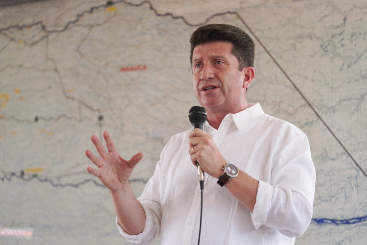 Colombia's Defense Minister Diego Molano speaks during a start of a special operation to increase security and combat criminal groups at the border between Colombia and Venezuela, at a military base in Arauca on February 12, 2022. Picture: REUTERS/NATHALIA ANGARITA