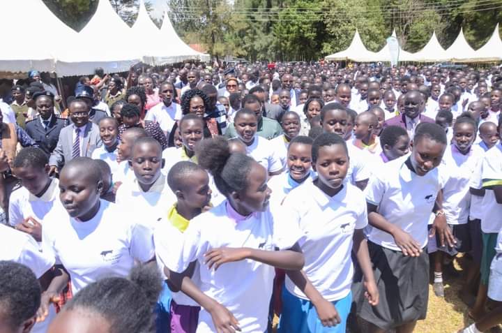 Governor Lusaka's scholarship beneficiaries.