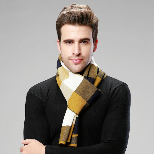 Title 2, Classic and fashionable British checked cashmer...