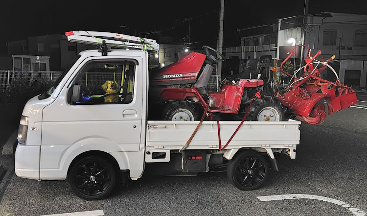 キャリイトラックの耕運機・陸送・淡路島・鳥取・岡山県に関するカスタム事例の投稿画像1枚目