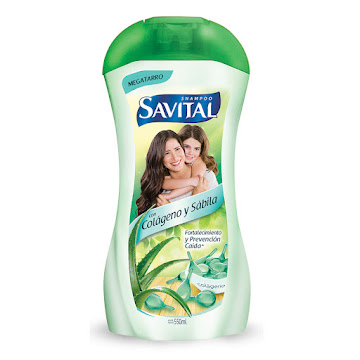 Shampoo Savital Colageno Y Sábila Extrafamiliar x 550 ml  