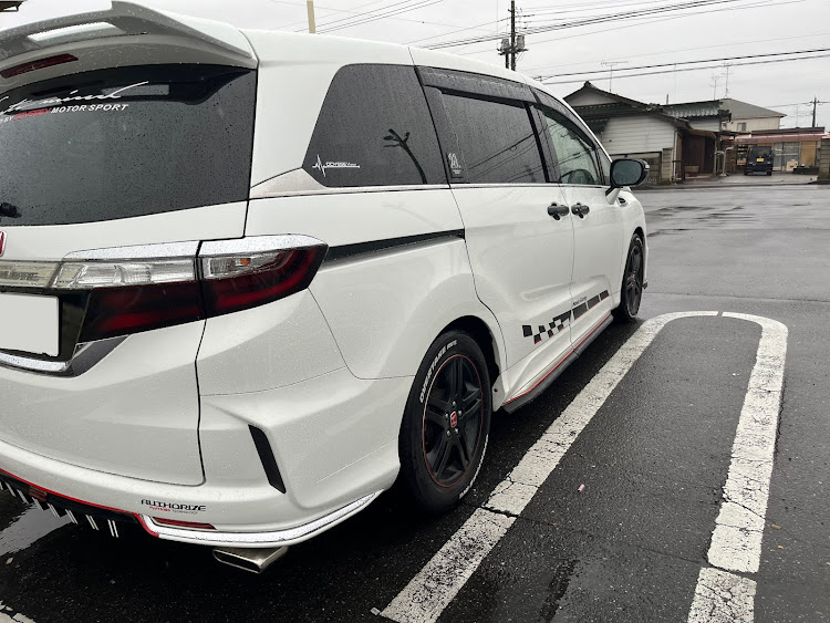 オデッセイの♾️ODYSSEY TYPE LS♾️・純正車高🚙・適当ドライブ🛣️・道の駅巡り・ハーフリアショットに関するカスタム事例の投稿画像1枚目