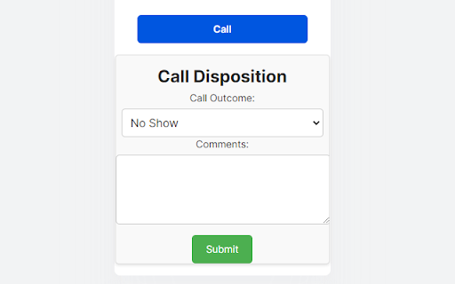 Call Disposition Extension