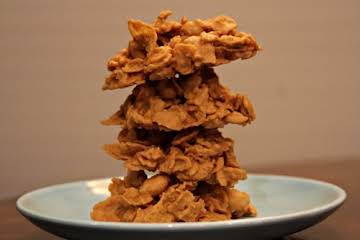 No-Bake Butterscotch Cornflake Cookies