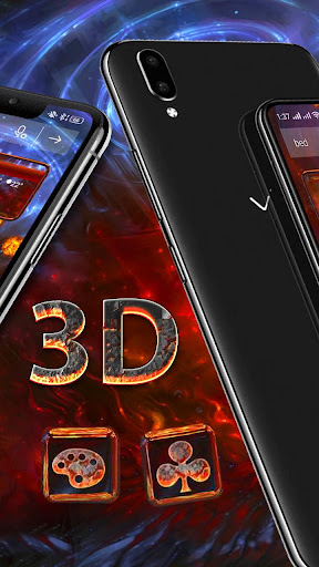 Fire Deer 3D Glass Tech Theme ?