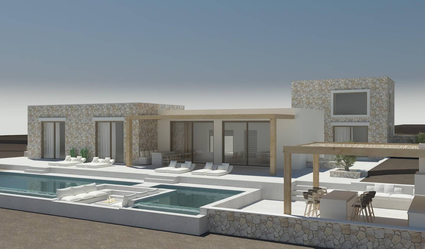 Villa with pool Skinaria