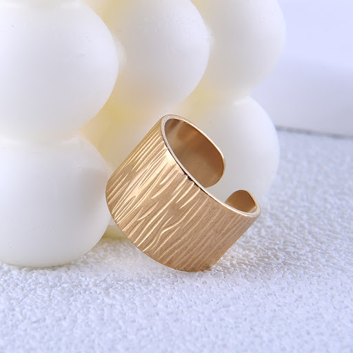 Title 5, Forefinger Punk Vintage Stainless Steel Ring. A...