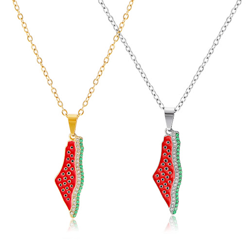 Title 5, Fashion Personality Watermelon Necklace for Men...