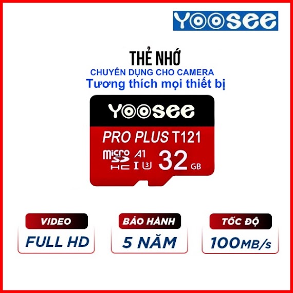 Thẻ Nhớ Yoosee 32Gb Chuyên Dành Cho Camera