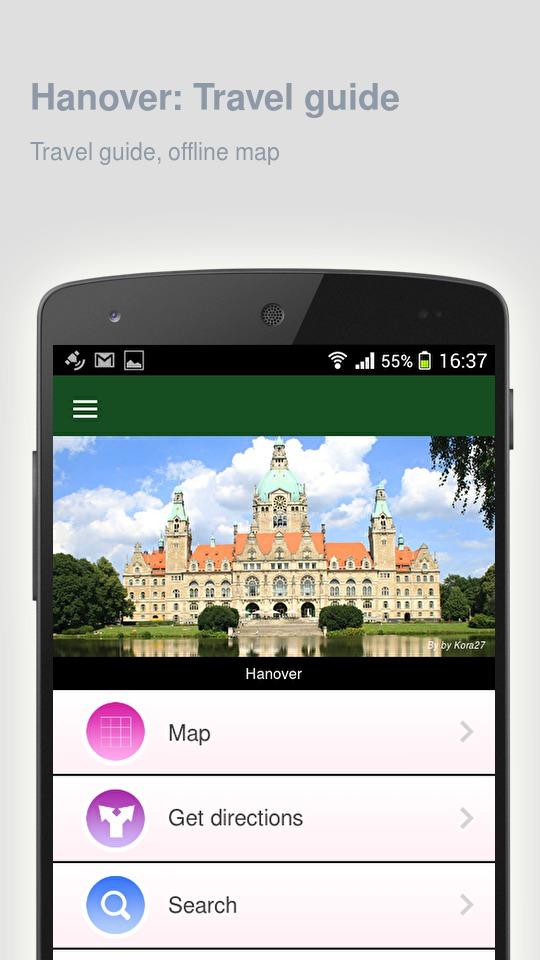 Hanover: Offline travel guide Screen 1