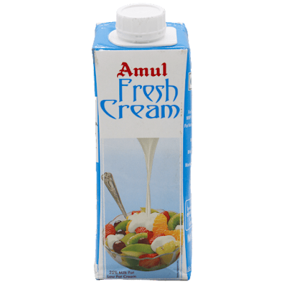 Amul Fresh Cream - 25% Milk - 250 ml