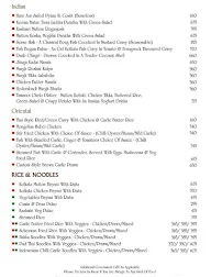 Tamara - Pipal Tree Hotel menu 5