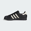 superstar 80s deux core black/off white/silver metallic