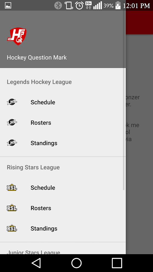 Hockey? Stat Viewer Screen 3