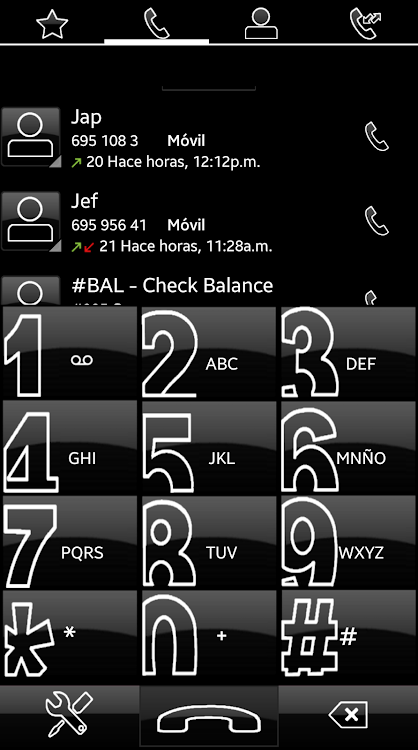 THEME SWIPE DIALER BIG DARK - 1.0 - (Android)