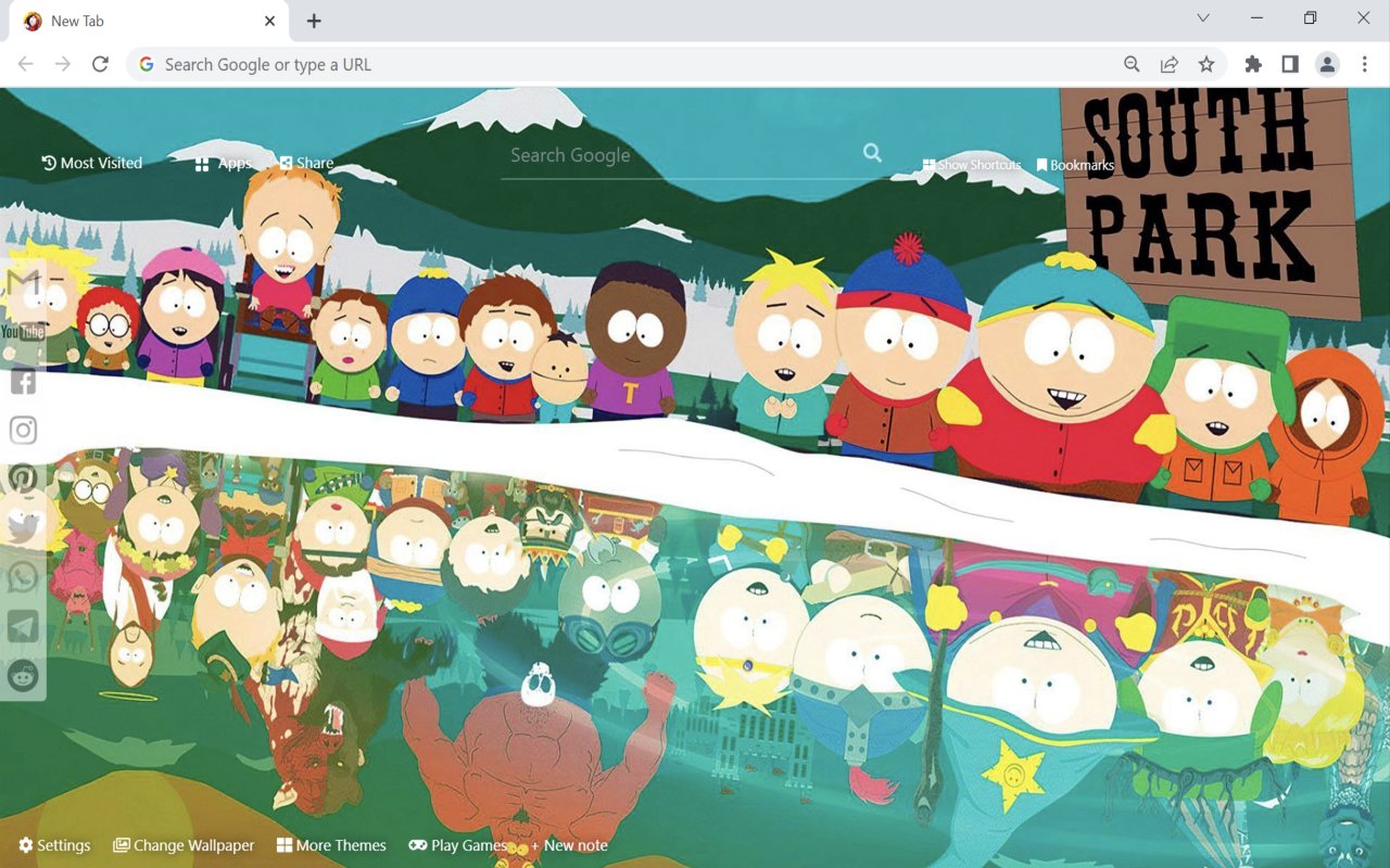 South Park Wallpaper New Tab Preview image 2