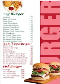 Sam And Sam Burger menu 1