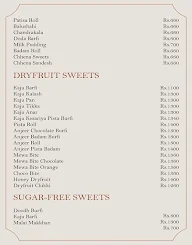 Moti Mahal Sweets menu 4