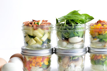 Make Ahead Omelet in a Jar